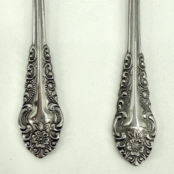 3 Table/Serving Utensils VTG VOISIN FLORAL CONTINENTAL Ladle Butter Knife Spoon - Picture 3 of 13